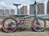 包送貨 FNHON GUST FOLDING BIKE 20" 451 Shimano 9S 風行 幻彩色 20吋車輪組摺車 折疊單車