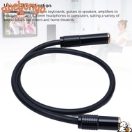 ABEBONGOTF 3.5mm to 6.35mm, Gold Plated Professional Stereo Sound Cable, Durable Plug and Play 6.35m