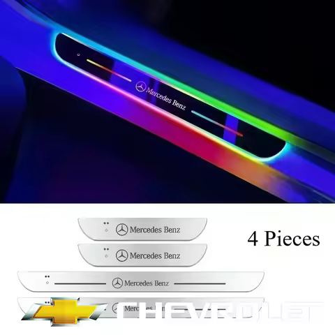 For Mercedes Benz W203 W204 W212 W213 W209 W214 W222 W218 W176 Car Door Sill Light LED Welcome Pedal