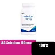 Lac Selenium 100mcg 100's (supplement maintain thyroid fuction /support immune system & antioxidant 