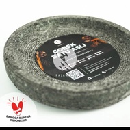 Stone Mortar + Pestle Made of Strong Thick Mountain Stone Diameter 26CM Rajawali Fine Mortar for Veg