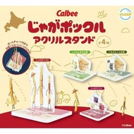 11月最新扭蛋  卡樂B薯條三兄弟立牌匙扣   亞加力膠    藍色因為未搣膠紙