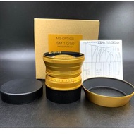MS OPTICS ISM 50MM F/1.0 M MOUNT (GOLD)