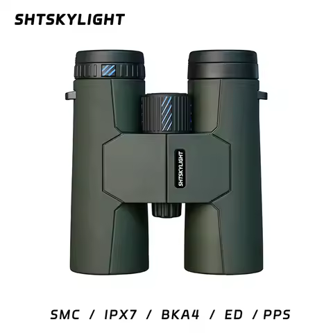 SHTSKYLIGHT 8X42ED/10X42ED binoculars SMC coated ED achromatic lenses IPX7 waterproof PPS mirror bod