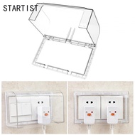 STARTIST 2 Gang 86 Type Outlet Box Outlet Cover Waterproof Splashproof Transparent