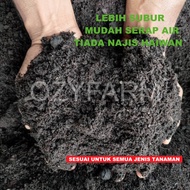 20KG Tanah hitam sawit Murah, topsoil tanah tanaman kebun topsoil