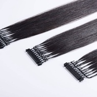 Processing hair processing seamless hair extension 8d hair extension 6d hair extension feather hair 