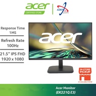 ACER EK221Q / EK221Q H  21.5" FHD MONITOR ( 21.5" IPS FHD / 1ms / 100hz / VGA + HD MI)