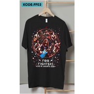 KATUN Foo fighters live in 2025 premium cotton t-shirt ff03