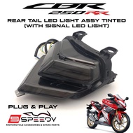 Honda CBR 250RR Rear Tail LED Light Tinted (With Signal LED, Relay)