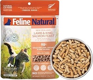 Feline Natural Freeze Dried Lamb & Salmon Feast Cat Food, 100g