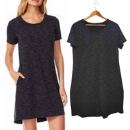 Large 32 Degrees Cool Womens Short Sleeve Relaxed Fit Pullover Dress