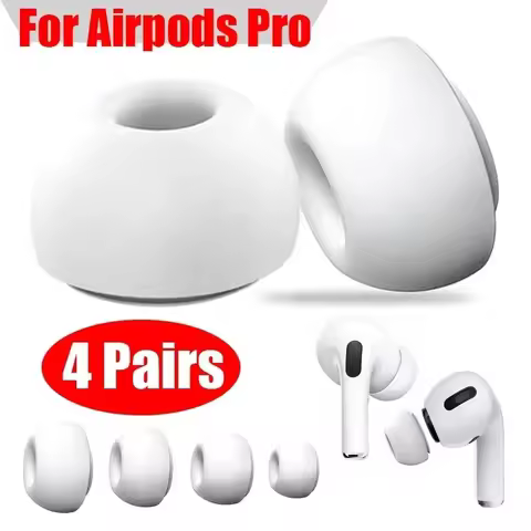 Earphones Silicone Ear Tips For AirPods Pro 2 1 Protective Earbuds Cover Noise Reduction Hole Ear-pa