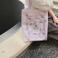Secret Violet Garden 拉鏈布藝袋 (原創設計,高密肌理布,防變色)