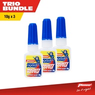 Pioneer Mighty Bond Instant Glue 10g Bottle x3