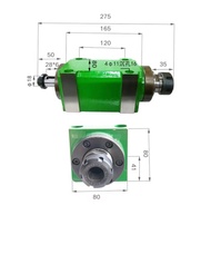 CNC Spindle Motor /Spindle head / B12/16  ER20  ER25  ER32