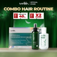VERBLE Combo Hair Growth System Hair Growth Serum + Green Grapefruit Hair Spray + Dandruff Shampoo