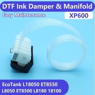 ET8550 L18050 DTF Printhead Manifold With Damper Ink Pipe For Epson ET 8550 8500 L8050 18100 Printer