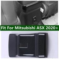 Rear Armrest Box Air Conditioner Outlet AC Vent Anti-kick Panel Cover Trim Fit For Mitsubishi ASX 20