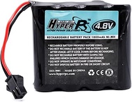 HYPERPS 4.8V 1800mAh Ni-MH 4 Cell Rechargeable AA Battery Pack SM-2P Plug