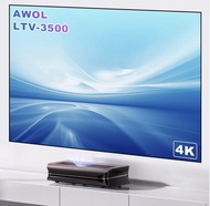 AWOL VISION LTV-3500 Pro 4K UHD Ultra Short Throw Triple Laser Projector High ANSI Lumens 3500 c/w Free Amazon 4K Firestick (2 Year Warranty) - Ready Stocks !