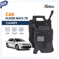XSHIELD - 7D Toyota Camry Anti-Slip Car Mat - Waterproof - Durable | FLOOR MATS 7D