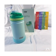 PRELOVED: TYSO TUMBLER VACUUM INSULATED 420ml DRINKING BOTTLE TS-01055_GREEN