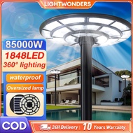 Lampu solar outdoor waterproof 85000W UFO solar light outdoor lighting IP67 Motion sensing solar str