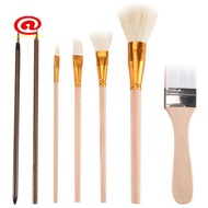 7 Pieces  Glaze Tools, Pottery Supplies Different Shapes of Pottery Glaze Brushes for Pottery Acryli