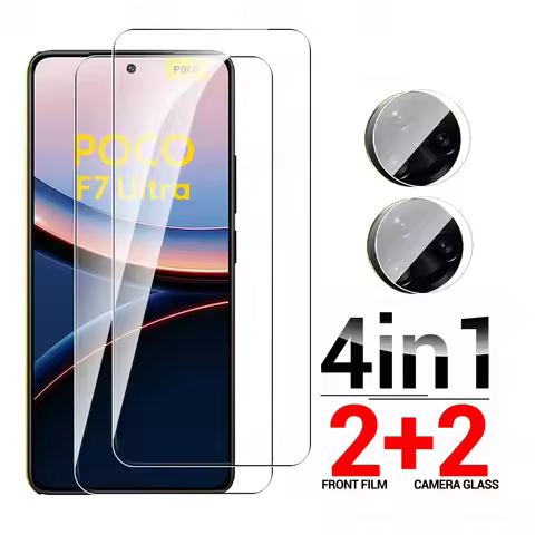 For Poco F7 Ultra Glas 4in1 Camera Tempered Glass For Xiaomi Poco F7 Pro F7Pro F7Ultra 5G PocoF7 Glo