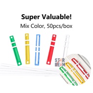 Colorful Paper Fastener / Plastic Fastener Mix Colors for Multiple Filings File File Organizer Folde