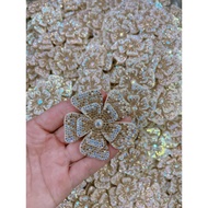 Rhinestone bow accessories - B27 shoes