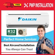 Daikin R32 1HP, 1.5HP &amp; 2HP Air Condtioner (FTV28PB) 1.0HP Non Inverter Aircond with Faster Cooling Feature