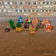 Scene Model Simulation Miniature Desert Mini Camel Castle Sand Stack Cactus Sand Table Props Decorat