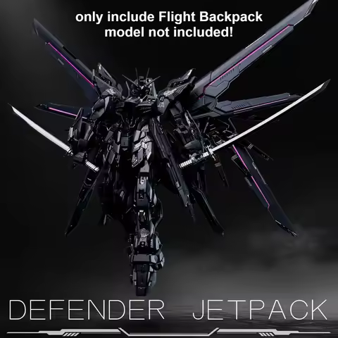 Flight Backpack Defender Jetpack Dark Version Model Modified Parts for Strike Freedom Midnight Coati