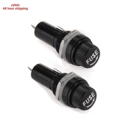 10PCS Fuse Holder 5X20 6X30 3AG Insurance Tube Socket Fuse Holder for 6*30 Insurance Panel Mount Fus