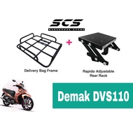 Tapak Monorack Rapido Demak DVS110 Food Delivery Bag Bracket Base Transformer Accessories Motor DVS 