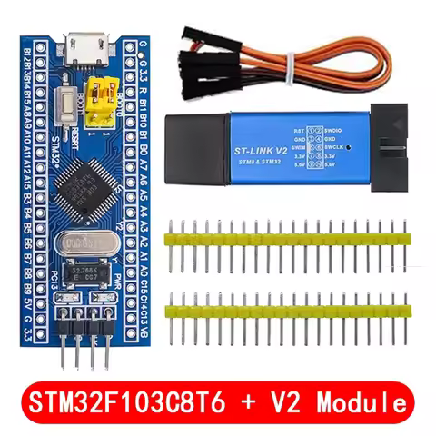 STM32F103C8T6 CH32F103C8T6 ARM STM32 Minimum System Development Board STM32F401 STM32F411 ST-LINK V2