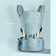 Milly เป้อุ้มเด็ก ผ้าคอตตอน100% เกรดพรีเมี่ยม แถมฟรี ผ้าซับน้ำลาย หมวกกันแดด Baby Hip Seat carrier