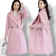 long coat cewek wanita korea import panjang thrift premium pl jumbo preloved blazer wanita terbaru