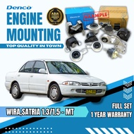 DENCO Insulator Kit Engine Mounting Set - PROTON WIRA/ SATRIA 1.3/1.5 MT Manual enjin mount