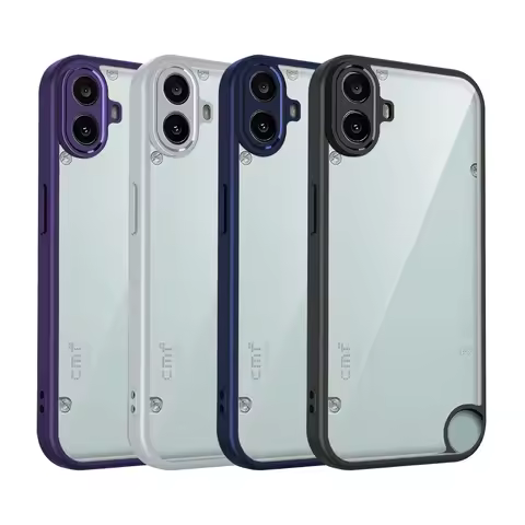 CMF By Nothing Phone 1 Case Air Cushion Shockproof Silicone Bumper Clear Matte Back Cover Hard Phone