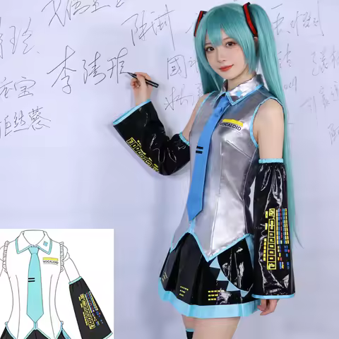 Virtual Idol Cosplay Official Uniform Set 2D Japanese Anime Cos Suit Anime Game Character Outfit for