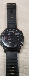 Garmin Fenix 6 Pro 智能手錶-錶面有保護貼(連充電線）-只收現金／fps