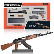 Miniature AK 47 Model Black | 1:3 Scale Diecast Metal Build Kit