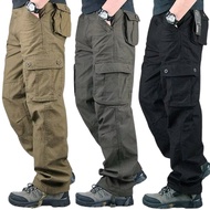Seluar Cargo Lelaki Six Pocket Cargo Pants Men Size Besar Lelaki Dan Perempuan seluar kerja workwear