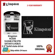 【Local Sale】Kingston Kc600 hard drive 512GB/1TB Internal SATA3 2.5'' SSD Solid state drives 6.0Gb/s