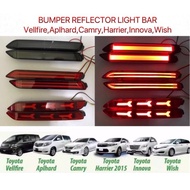 BUMPER REFLECTOR LIGHT BAR Vellfire,Aplhard,Camry,Harrier,Innova,Wish