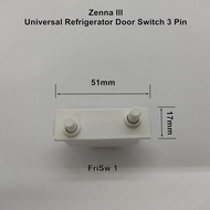 Universal Refrigerator Door Switch 3 Pin