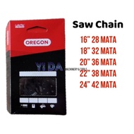 Original Oregon OGAWA Chainsaw Sawchain 16’’ 18’’ 20’’ 22’’ 24”Sawchain (OGAWA Rantai Chainsaw Mata 